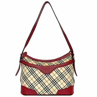 バーバリー(BURBERRY)のバーバリー セミショルダー バッグ ボルドー 美品(ショルダーバッグ)