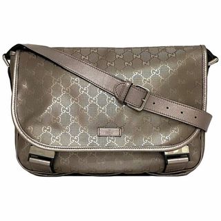 グッチ(Gucci)のグッチ ショルダーバッグ メタリックパープル 美品(ショルダーバッグ)