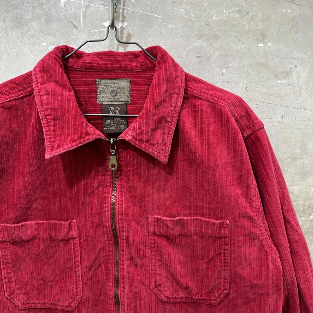 USA古着セントジョンズベイ コーデュロイ シャツジャケット ジップアップ メンズのジャケット/アウター(ブルゾン)の商品写真