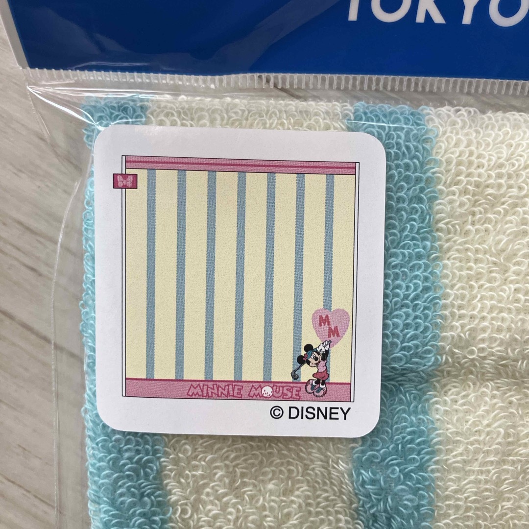 東京ディズニーリゾート　ミニーマウス　ウォッシュタオルDisney タオルゴルフ レディースのファッション小物(ハンカチ)の商品写真