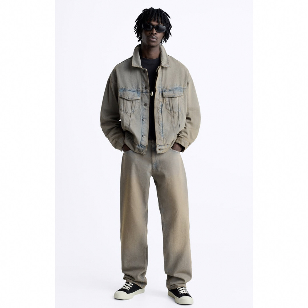 ZARA - 新品未使用 ZARA ザラ デニムジャケット Lの通販 by ZARA - 新品未使用 ZARA ザラ デニムジャケット Lの通販 by