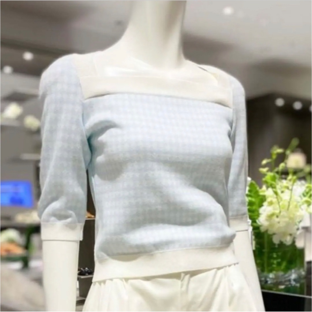 FOXEY(フォクシー)のADEAM アディアム FOXEY Hula knit Top ニットトップス レディースのトップス(その他)の商品写真