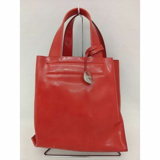 フルラ(Furla)のFURLA フルラ レッド ビニール ハンドバッグ(ハンドバッグ)