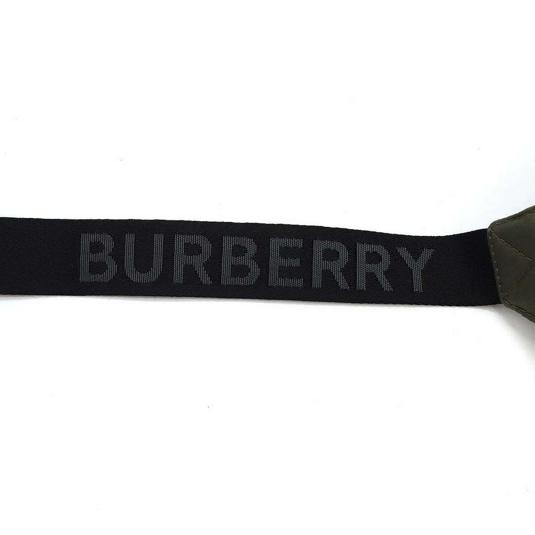 BURBERRY(バーバリー)のBURBERRY バーバリー CANNON ML ロゴプリントナイロンウエストバッグ 8014524 カーキ メンズのバッグ(ウエストポーチ)の商品写真