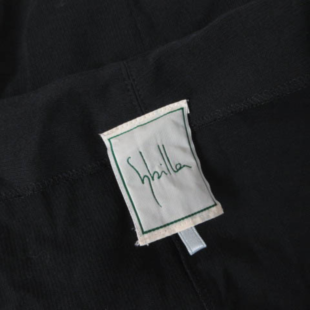 Sybilla(シビラ)のシビラ カットソー 半袖 コットン 黒 ブラック M レディースのトップス(カットソー(半袖/袖なし))の商品写真