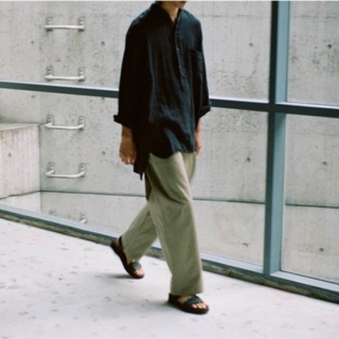 COMOLI - COMOLI コモリ 23SS リネンWクロス プルオーバーシャツ COMOLI - COMOLI コモリ 23SS リネンWクロス プルオーバーシャツ