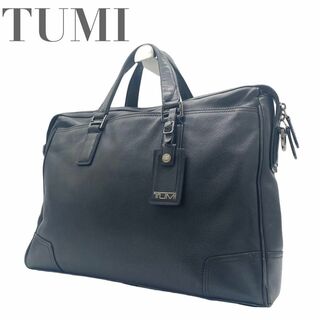 TUMI - 【美品】トゥミ　ビジネスバッグ　オールレザー　2way 68517D　ブラック