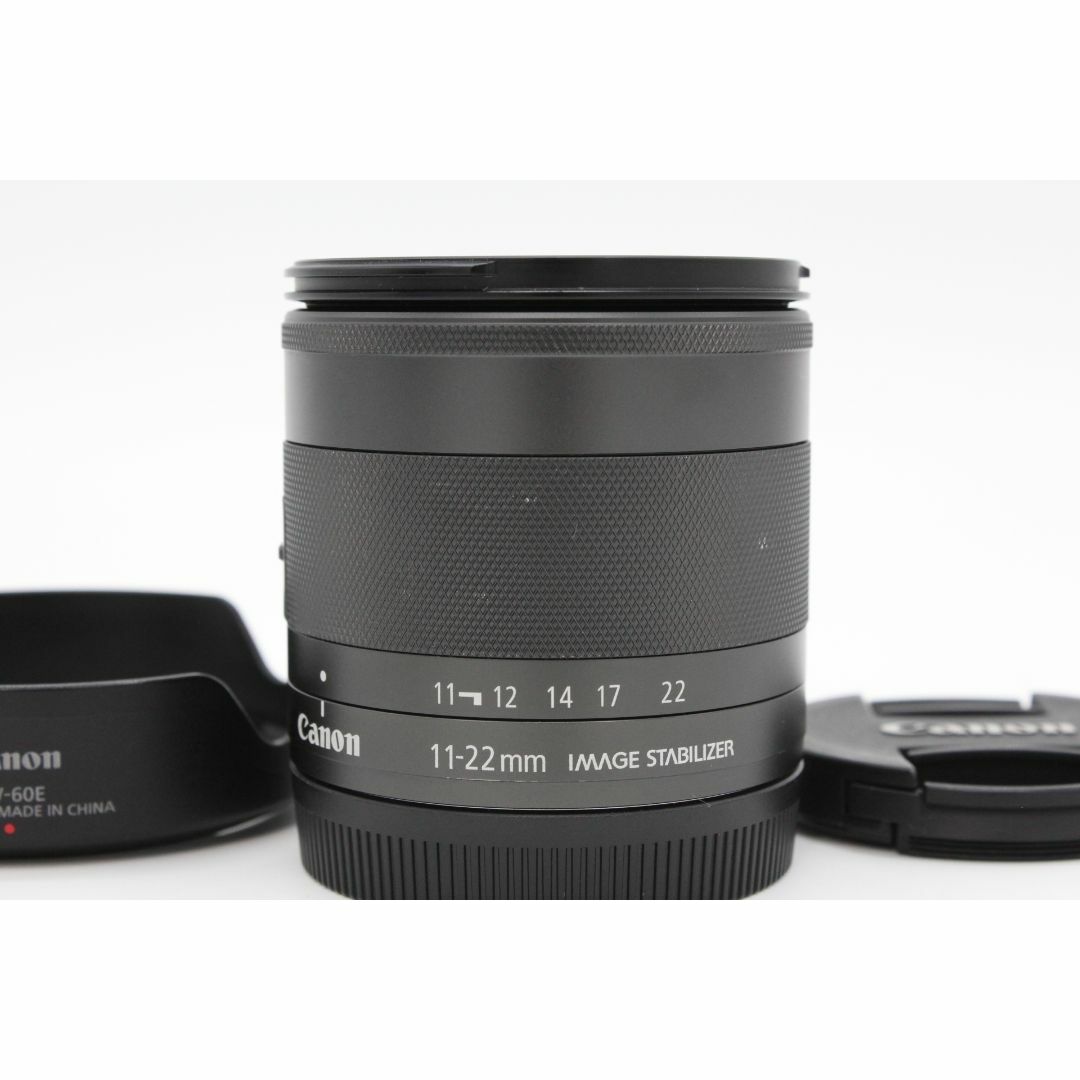 Canon - ＜＜フード付き！！＞＞【美品】CANON キヤノン 超広角ズームレンズ EF-M11-22mm F4-5.6IS STM ミラーレス専用 EF-M11-22ISSTM #LE2024061