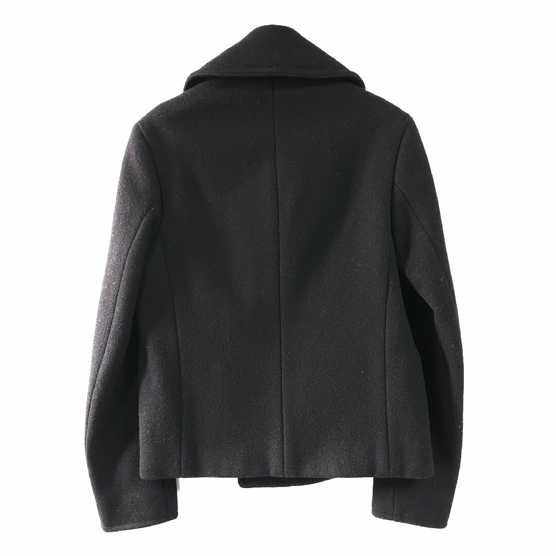 Balenciaga(バレンシアガ)の11AW BALENCIAGA ウールメルトンピーコート ブラック メンズのジャケット/アウター(ピーコート)の商品写真