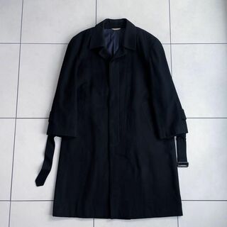 GIVENCHY - ステンカラーコート 黒 ロングコート ブラック 紳士 ウール