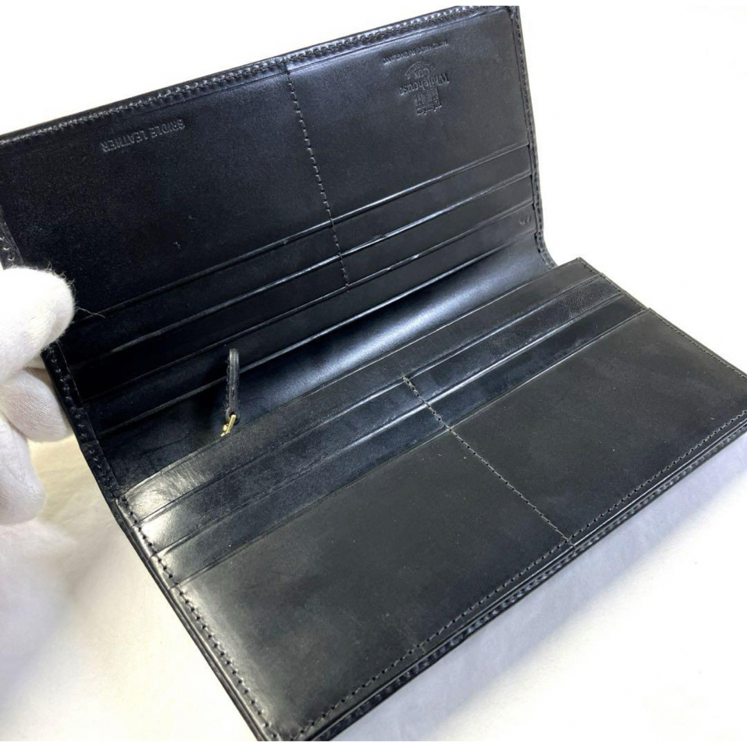 ブライドルレザー 二つ折り財布 未使用品 - 小物 ブライドルレザー 二つ折り財布 未使用品 - 小物