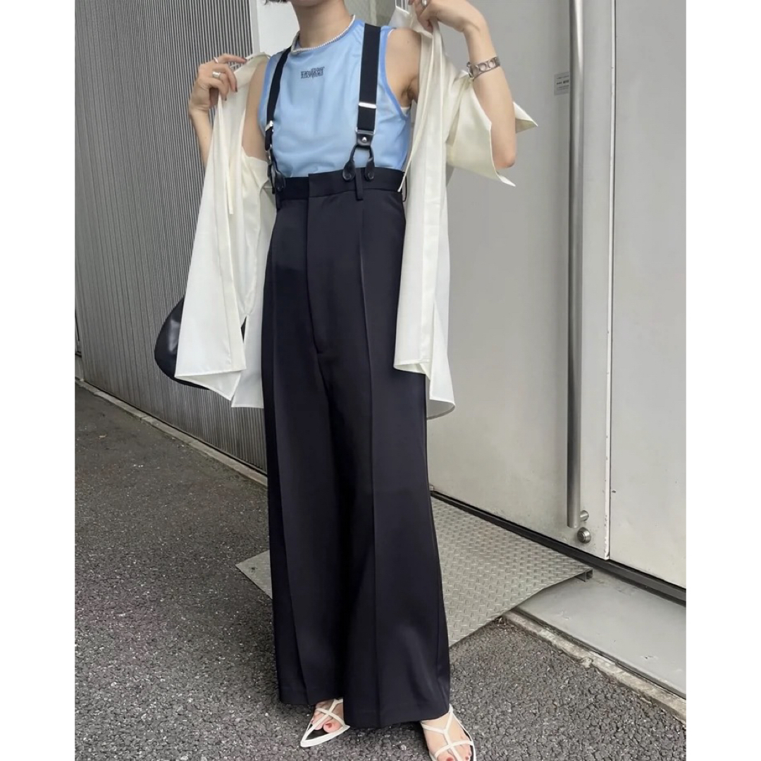 Ameri VINTAGE(アメリヴィンテージ)のAMERI MEDI GENTILHOMME SUSPENDER PANTS レディースのパンツ(サロペット/オーバーオール)の商品写真