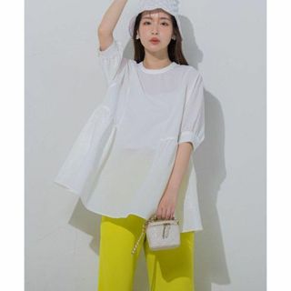 ビッキー(VICKY)の■VICKY【1枚で着映え】■新品■ポコポコギャザーブラウス《洗濯機で洗える》(シャツ/ブラウス(長袖/七分))