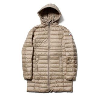 【新品未使用】 JOTT ジョット ダウンジャケット ロング丈 レディース DOWN JACKET LONG HOODIE VERO 2.0 FW23WDOW14 【Mサイズ/BEIGE】(ロングコート)