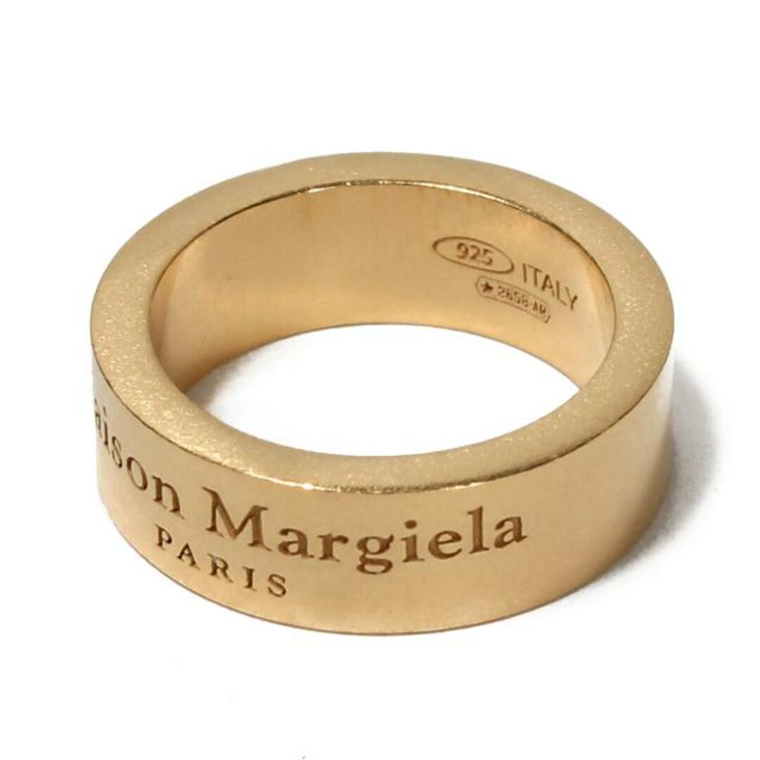 【新品未使用】 Maison Margiela メゾン マルジェラ レディース メンズ 指輪 リング RING SM1UQ0081SV0158 【02（約9号）/YELLOW GOLD PLATING BURATTATO】6mm平置き採寸値