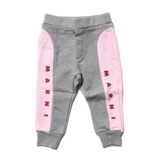 マルニ(Marni)の【新品未使用】 MARNI マルニ ジャージ パンツ バイカラー キッズ MP46B M00888M00NI 【18Mサイズ/GREY/PINK】(パンツ)