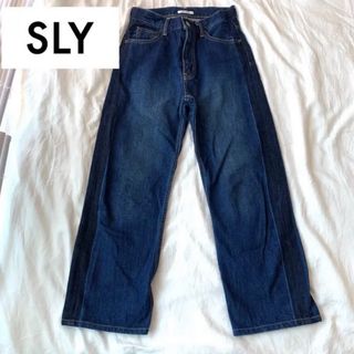 スライ(SLY)のSLY JENS スライ サイドライン ワイドデニム(デニム/ジーンズ)