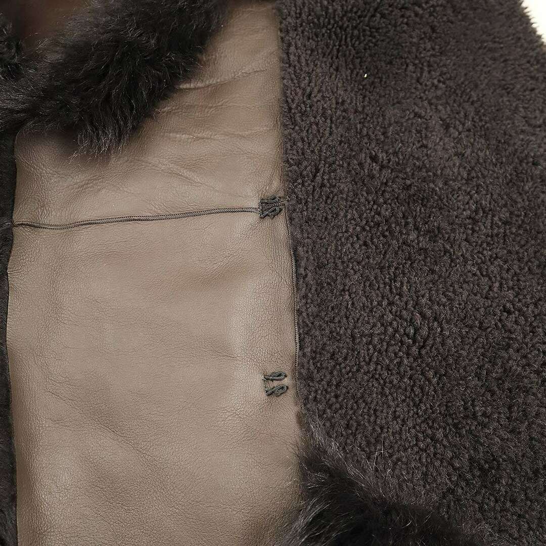 BLANCHA ブランカ MOUTON VEST シープスキンムートンレザーベスト  ブラウン F レディースのジャケット/アウター(その他)の商品写真