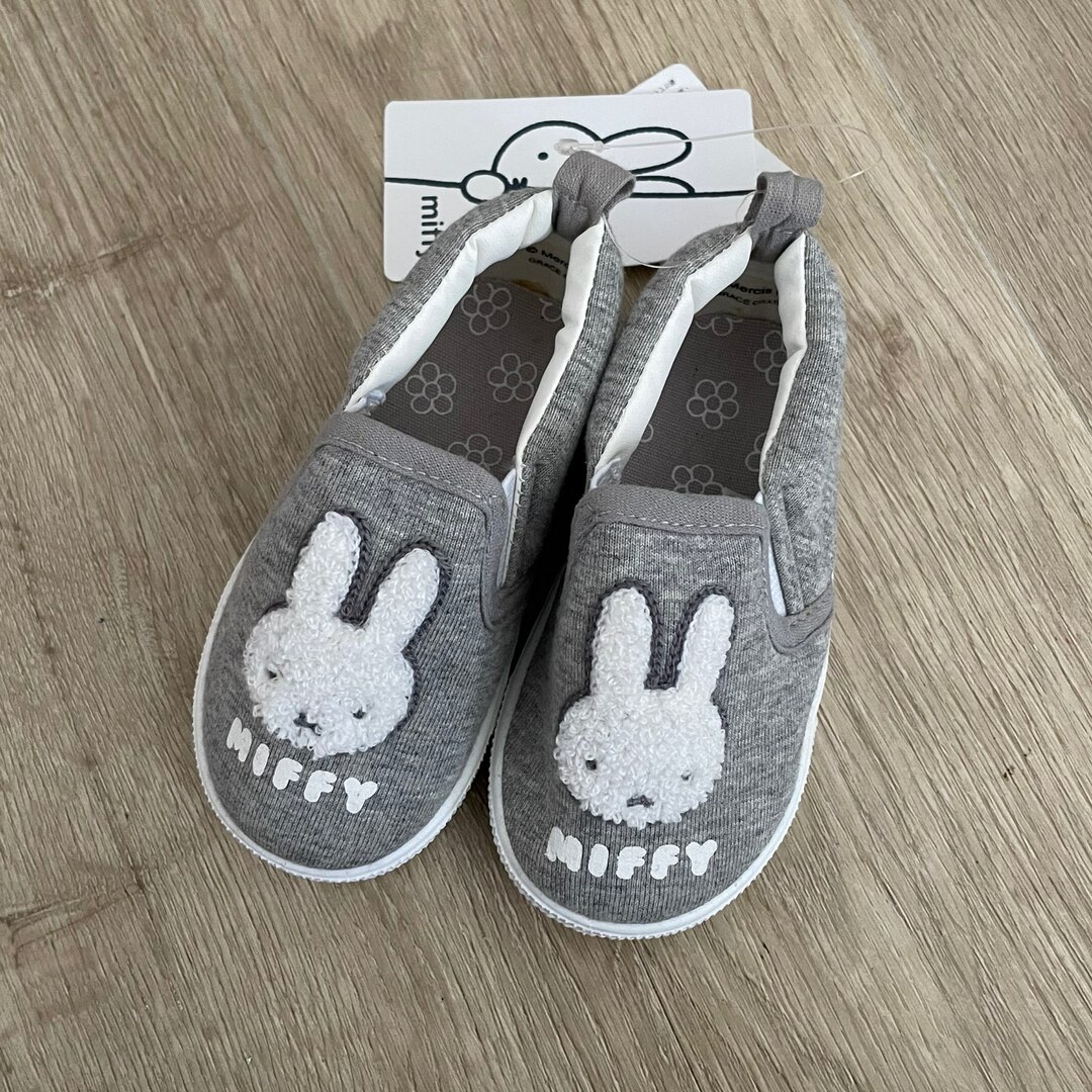 miffy(ミッフィー)のミッフィー　靴　14センチ　スリッポン キッズ/ベビー/マタニティのベビー靴/シューズ(~14cm)(スリッポン)の商品写真