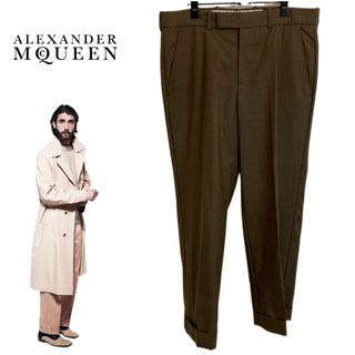 アレキサンダーマックイーン(Alexander McQueen)のALEXANDER McQUEEN 2013s ITALY製 スラックスパンツ(スラックス)