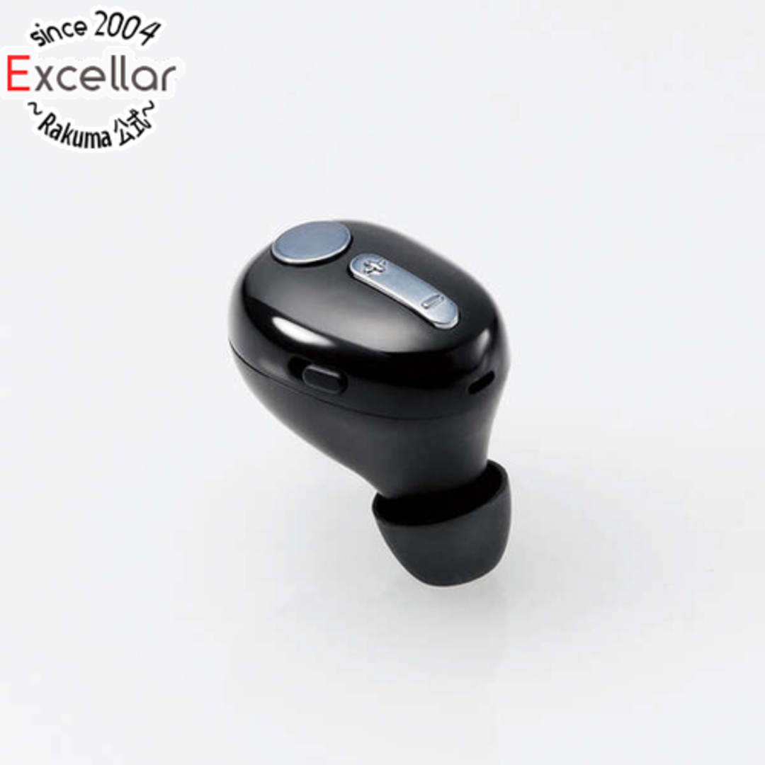 ELECOM(エレコム)のELECOM　超極小Bluetoothハンズフリーヘッドセット　LBT-HSC30MPBK　ブラック スマホ/家電/カメラのオーディオ機器(ヘッドフォン/イヤフォン)の商品写真