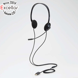 エレコム(ELECOM)のELECOM　子ども用ヘッドセット 両耳 USB ブラック マイク付　HS-KD03UBK(ヘッドフォン/イヤフォン)