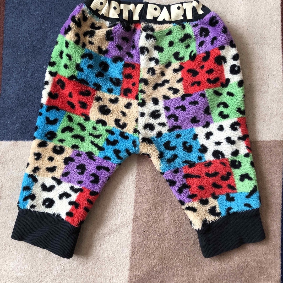 PARTYPARTY(パーティーパーティー)のPARTY PARTYボアあったかパンツ 70 キッズ/ベビー/マタニティのベビー服(~85cm)(パンツ)の商品写真