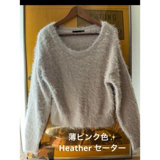 heather - Heather ヘザー バックリボンタートルネックミニプル