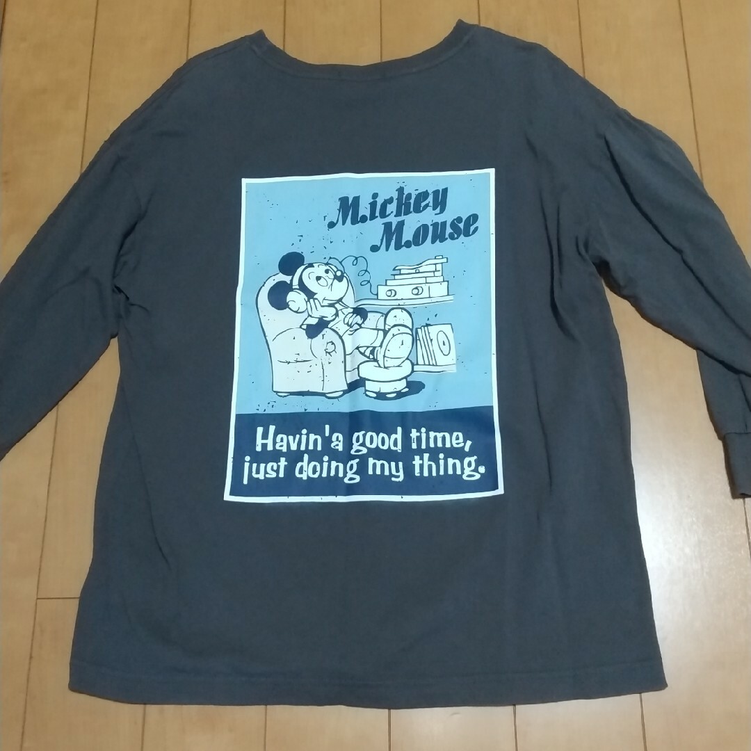 MICKEY　Tシャツ　ジュニアMサイズ キッズ/ベビー/マタニティのキッズ服女の子用(90cm~)(Tシャツ/カットソー)の商品写真