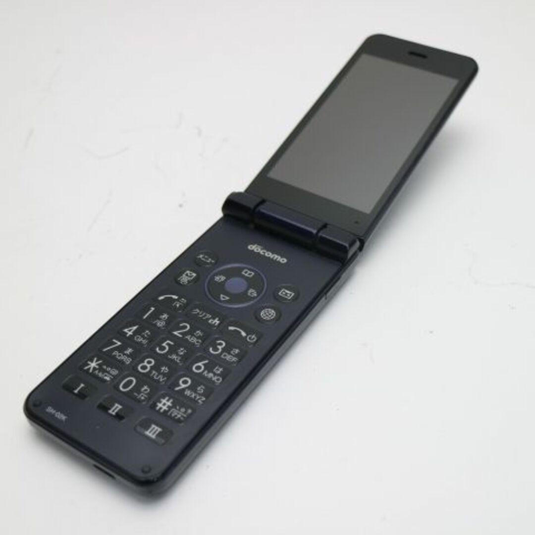 SHARP(シャープ)の良品中古 SH-02K ブラック 本体 白ロム M333 スマホ/家電/カメラのスマートフォン/携帯電話(携帯電話本体)の商品写真