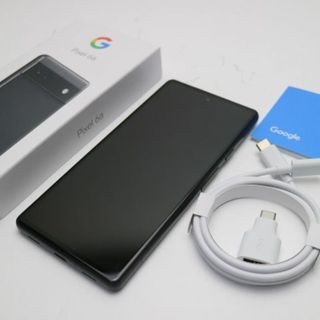 アンドロイド(ANDROID)の超美品 au Google Pixel 6a チャコール M111(スマートフォン本体)