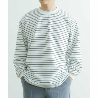 アーバンリサーチアイテムズ(URBAN RESEARCH ITEMS)の【NVY】ダンボールボーダー ロングスリーブカットソー(Tシャツ/カットソー(半袖/袖なし))