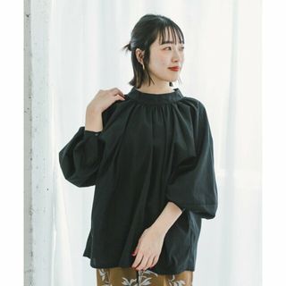 アーバンリサーチアイテムズ(URBAN RESEARCH ITEMS)の【BLK】ハイネックブラウス(シャツ/ブラウス(長袖/七分))