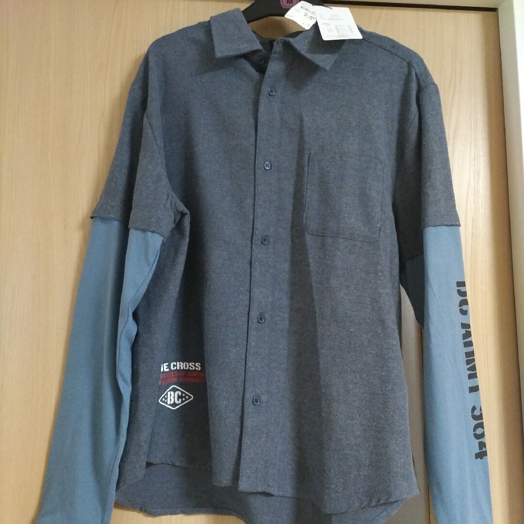 bluecross(ブルークロス)の新品ブルークロス長袖シャツ140 キッズ/ベビー/マタニティのキッズ服男の子用(90cm~)(Tシャツ/カットソー)の商品写真