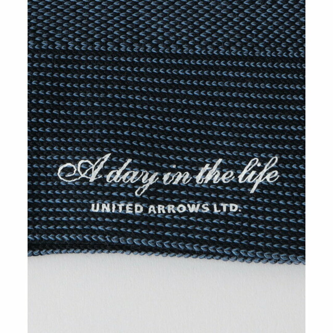 a day in the life(アデイインザライフ)の【NAVY】バーズアイ レギュラーソックス<A DAY IN THE LIFE> メンズのレッグウェア(ソックス)の商品写真