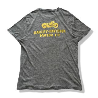 ハーレーダビッドソン(Harley Davidson)の【90s】ハーレーダビッドソン シングルステッチ半袖ポケットTシャツ L グレー(Tシャツ/カットソー(半袖/袖なし))