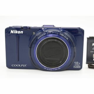 ニコン(Nikon)の【良品】NIKON ニコン デジタルカメラ COOLPIX (クールピクス) S9300 ネイビーブルー S9300BL #LE2024072(コンパクトデジタルカメラ)