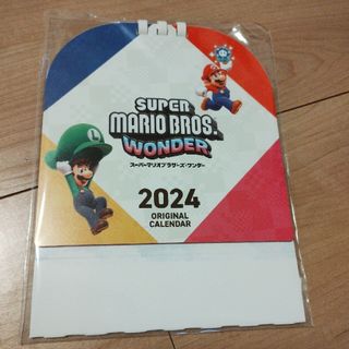 卓上カレンダー　2024年　スーパーマリオブラザーズ