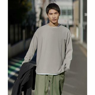 アーバンリサーチアイテムズ(URBAN RESEARCH ITEMS)の【GRY】ドレープリブカットソー+インナー 2セット(Tシャツ/カットソー(半袖/袖なし))