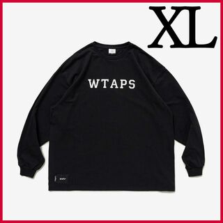 ダブルタップス(W)taps)の新品 Black XL WTAPS COLLEGE / LS / COTTON(Tシャツ/カットソー(七分/長袖))