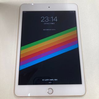 アイパッド(iPad)のiPad mini 4 ゴールド 128GB / セルラー au(タブレット)