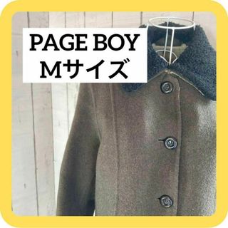 ページボーイ(PAGEBOY)の《SALE》PAGE BOY Mサイズ　 ロング　コートカーキ　グリーン(ロングコート)