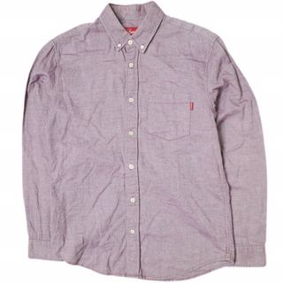 シュプリーム(Supreme)のSUPREME シュプリーム Lightweight Oxford Shirt ライトウェイトオックスフォードシャツ S Purple 長袖 BD トップス【中古】【SUPREME】(シャツ)