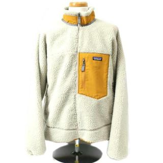 <br>patagonia パタゴニア/クラシックレトロXジャケット フリースジャケット/XLサイズ/アイボリー イエロー/23056FA19/メンズアウター/Aランク/65【中古】(ダッフルコート)