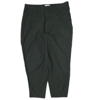 スティーブンアラン(steven alan)のSteven Alan スティーブンアラン 日本製 PEGTOP PANTS ペグトップパンツ 8114-219-0398 XL スミクロ ワイド テーパード ジップフライ ボトムス【中古】【Steven Alan】(その他)