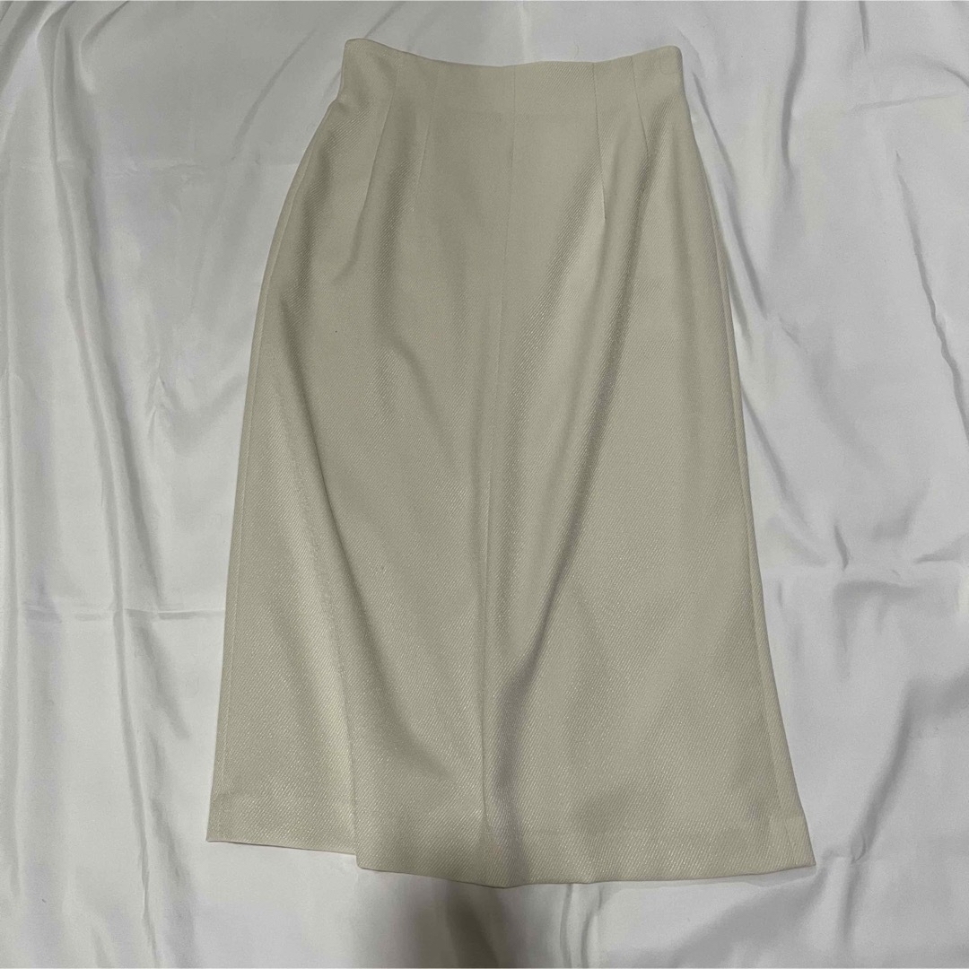 PROPORTION(プロポーション)のproportion ジップスカート  M ホワイト レディースのスカート(ロングスカート)の商品写真