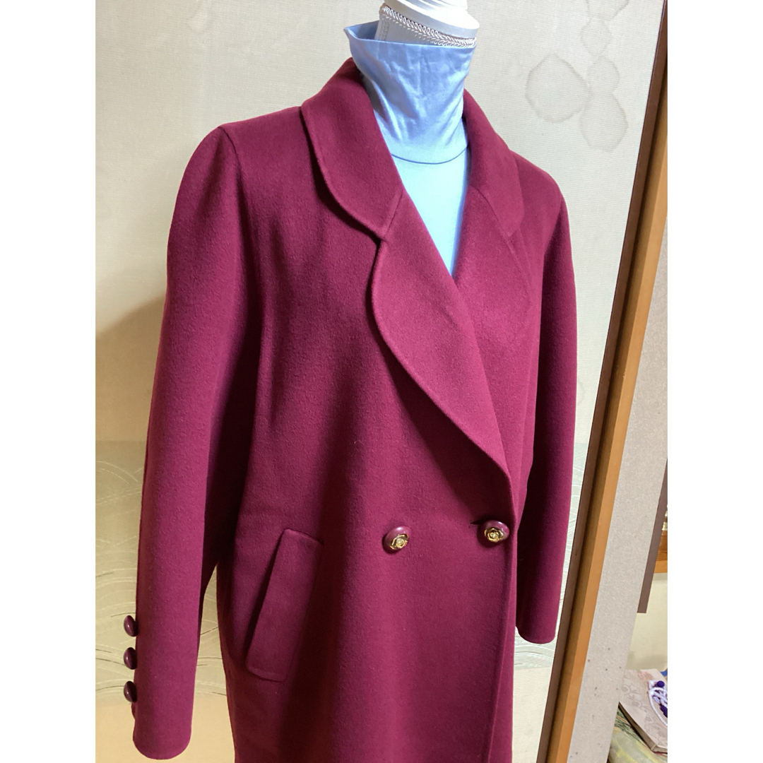 Cremona  カシミヤ　ウールコート　M レディースのジャケット/アウター(その他)の商品写真