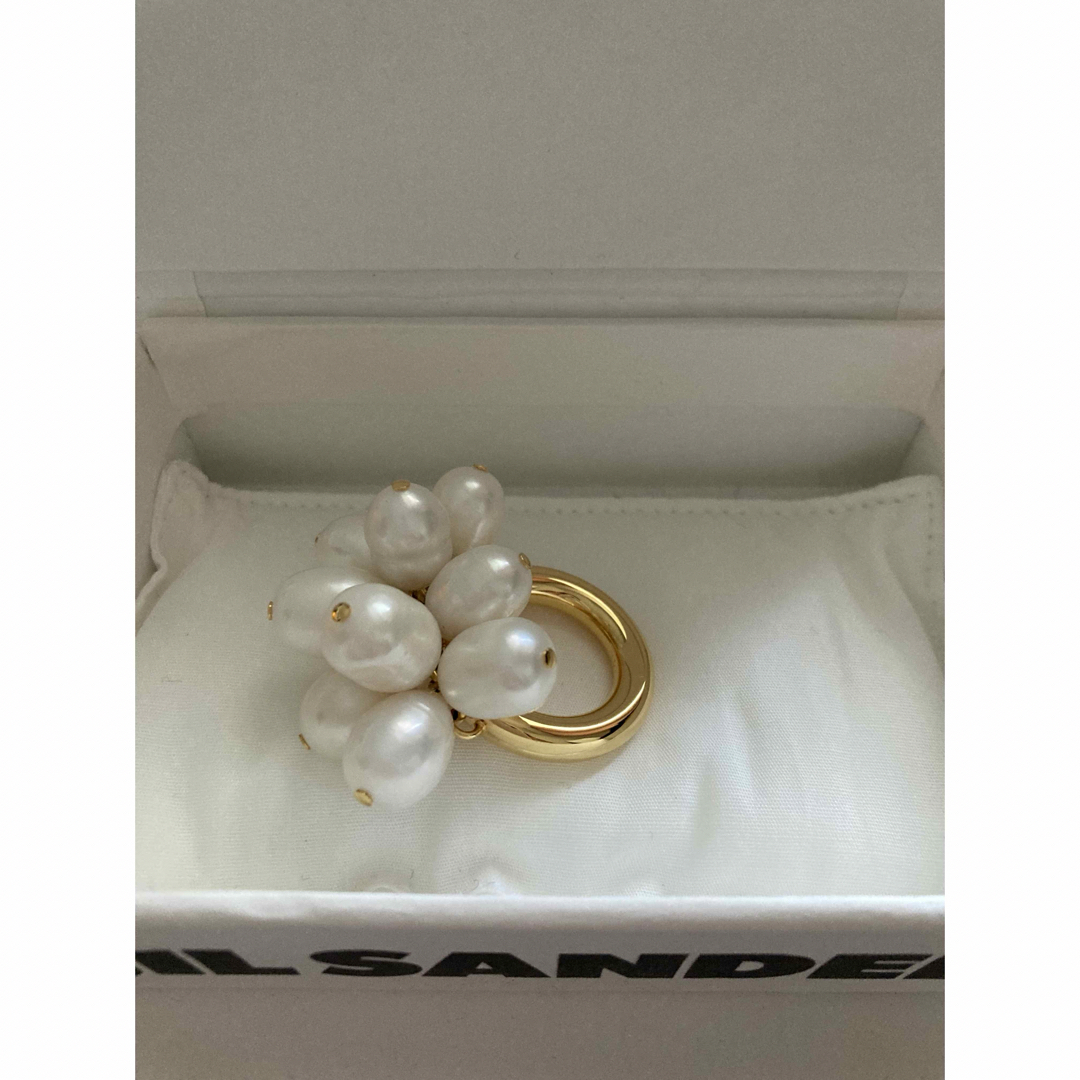 Jil Sander(ジルサンダー)のJIL SANDER★淡水パールリング★ジルサンダーMAAYAビジュードエム レディースのアクセサリー(リング(指輪))の商品写真