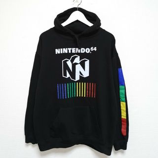 NINTENDO 64 - L 任天堂 NINTENDO64 スウェット パーカー HOODIE Nキューブ