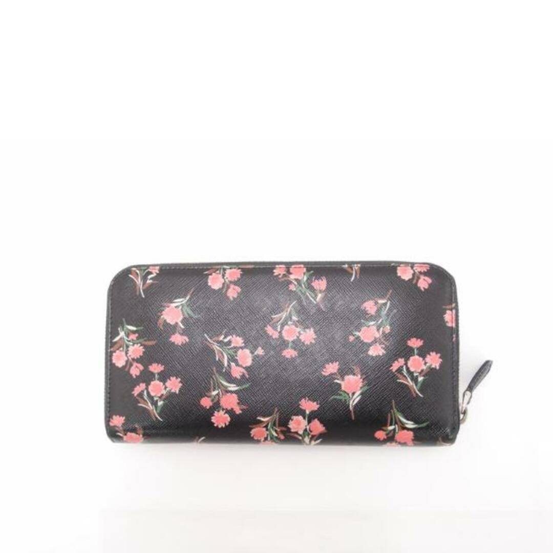PRADA プラダ/サフィアーノ ラウンドファスナー長財布/ブラック PRADA プラダ/サフィアーノ ラウンドファスナー長財布/ブラック